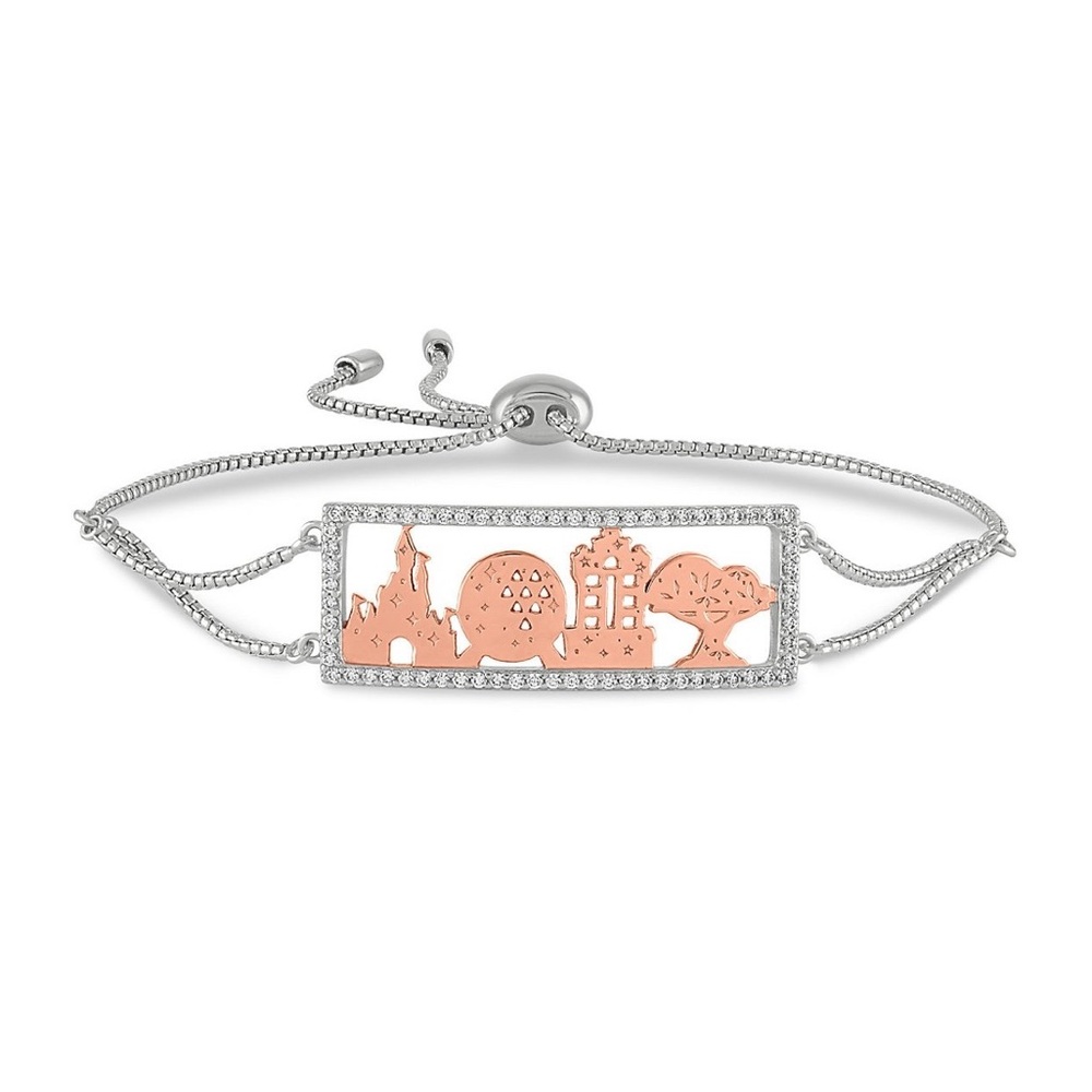 Silver and Rose Gold Tone Women's Bracelet